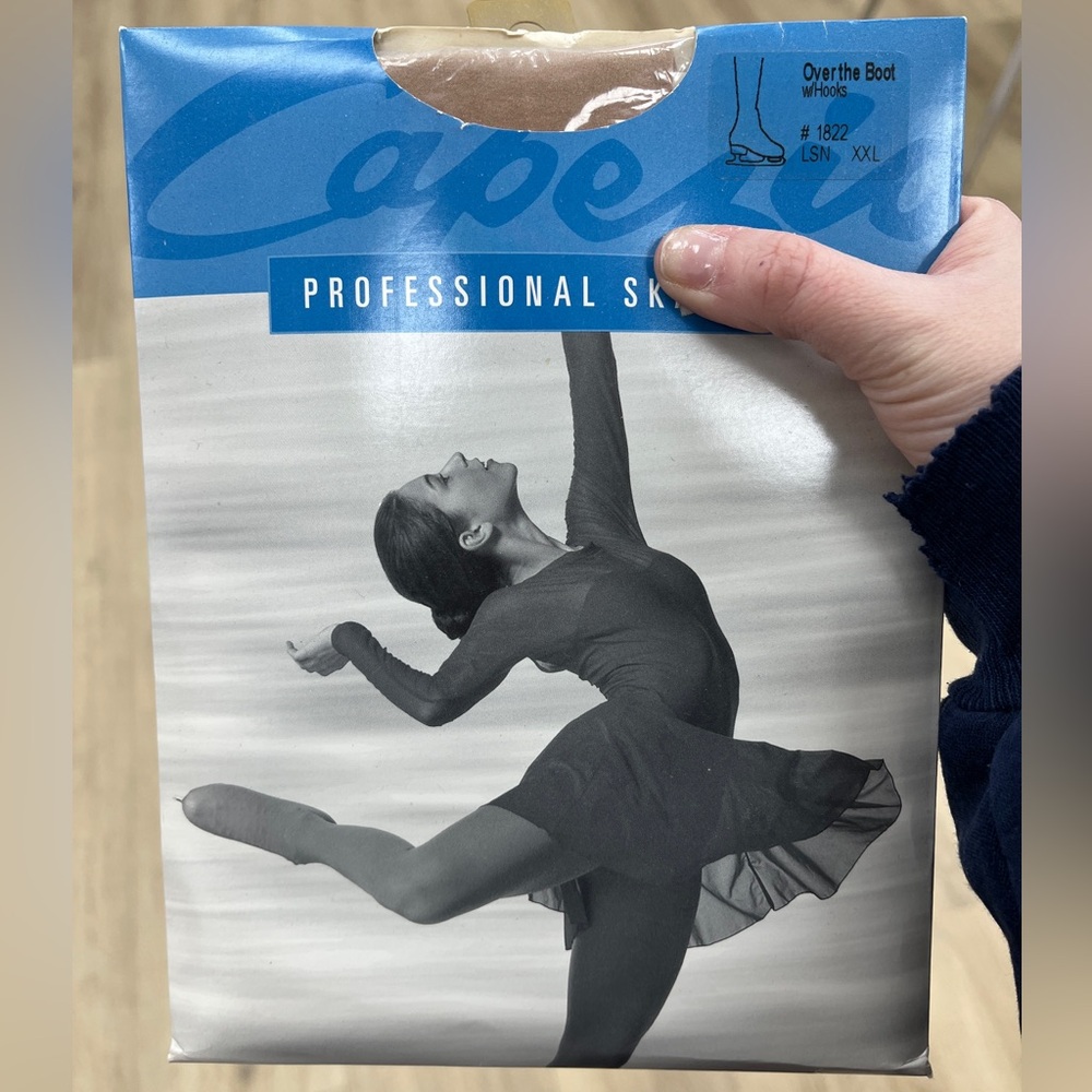 1822 Capezio OVER THE BOOT TIGHTS WITH HOOKS XXL color is LSN